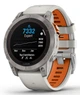 Титановые часы с подзарядкой от солнца и встроенным фонарем Garmin Fenix 7 Pro Sapphire Solar Edition (010-02777-21) серые с силиконовым ремешком - изображение 6