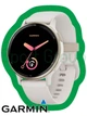 Смарт-часы с алюминиевым безелем Garmin Vivoactive 5 (010-02862-11) бело-золотистые с силиконовым ремешком - изображение 2