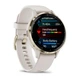 Смарт-годинник з сталевим безелем Garmin Venu 3S (010-02785-04) біло-золотистий з силіконовим ремінцем - зображення 9