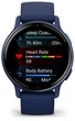 Смарт-часы с алюминиевым безелем Garmin Vivoactive 5 (010-02862-12) темно-синие с силиконовым ремешком - изображение 4
