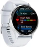 Смарт-часы с стальным безелем Garmin Venu 3 (010-02784-00) бело-серебристые с силиконовым ремешком - изображение 5