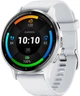 Смарт-часы с стальным безелем Garmin Venu 3 (010-02784-00) бело-серебристые с силиконовым ремешком - изображение 8