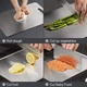 Велика обробна дошка із нержавіючої сталі JPFS Cutting Boards 30х45cm Steel 304 - зображення 3