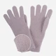 Перчатки женские вязаные Malisa Сільвер 13-SILVER-AL-121 One Size Пепел - изображение 2