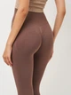 Спортивные леггинсы для фитнеса высокие женские Giulia Leggings Sport Shape S-M Коричневые (4823116923799) - изображение 4