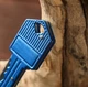 Розкладний ніж у вигляді ключа KeyKutt, синій - зображення 5
