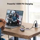 Концентратор Type-C 6 in 1 UGREEN CM512 HUB 3xUSB, HDMI 4k 30hz, RJ45 Gigabit Ethernet 1000Mbps PD3.0 100W для ноутбука MacBook Windows Grey (15598) - зображення 4