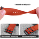 Нейлоновый ремешок Fruct Military Band для Apple Watch 38/40/41/42 mm (17-22 см) Orange - изображение 2
