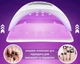 Професійна лампа для манікюру Nail Lamp SUN X 15 MAX 280W UV/LED для покриття нігтів гель лаком, біла гелем - зображення 4