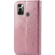 Кожаный чехол (книжка) Epik Art Case с визитницей для TECNO Spark 7 Розовый - изображение 3