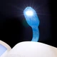 Закладка для книг USB ліхтарик Flexilight Rechargeable - Синій стиль - зображення 6