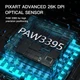 Беспроводная игровая мышь Motospeed Darmoshark M3 три режима подключения оптическая аккумуляторная 500 мАч 26000 dpi White - изображение 9