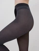 Колготки жіночі з контрастними смугами Giulia MIRACLE 40 (1) 2 Grey-dark grey melange - изображение 2