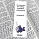 Закладка для книги одностороння " І він каже до них - Ідіть за мною" - зображення 2