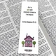 Закладка для книги одностороння "А я та дім мій (будиночок в місті)" - зображення 2