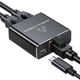 Разветвитель для интернет кабеля SUNROZ RJ45 LAN - 2 x RJ45 Ethernet Сплиттер коннектор 1 Гбит/с (A-48678) - изображение 4