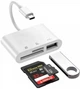 Переходник для Type-C на USB и SD/TF Card Reader адаптер для USB-C на флешку и SD TF картридер - изображение 1