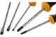 Набор отверток Felo Ergonic 4.0х100/5.5х125/6.5х150/Ph1x80/Ph2x100, CrMoV сталь 40095118 (11113) - изображение 2