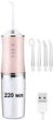 Ирригатор портативный MADORU для чистки зубов, 4 насадки, розовый - изображение 1