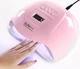 Лампа для маникюра Nail Lamp SUN X Plus 120W для покрытия ногтей гель лаком, гелем UV/LED Pink - изображение 4