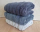 Набор турецких махровых полотенец Cestepe MicroCotton Premium 3 штуки 50x90 Ezgi 7 плотность 600 г/м2 - изображение 4