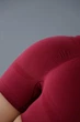 Спортивные женские удлиненные шорты Hot с двойным пуш-ап эффектом и утяжкой для фитнеса, йоги, танцев M Винный-бордо (MS02000HM) - изображение 14