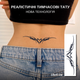 Долговременное тату TATTOOSHKA "Трайбл сердце" темнеет через 24 часа LQ-02 - изображение 1