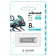 USB флеш накопитель Wibrand 8GB Chameleon Silver USB 2.0 (WI2.0/CH8U6S) - изображение 2
