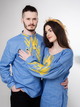Вышиванка женская с узором Вишиваночка 252-6 44 Голубая (ROZ6501013138) - изображение 5
