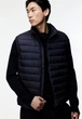 Чоловічий легкий стьобаний жилет Slim fit H&M (57624) S Темно-синя - изображение 1