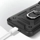 Протиударний чохол Armor Ring + захиcт камери для Samsung Galaxy A05 (A055) Simon case чорний - зображення 13