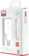 Сетевое зарядное устройство XO L37 2.1A/1USB + кабель Lightning White (L37i-WH) - изображение 3