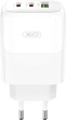 Мережевий зарядний пристрій XO L139 - 65W PD Dual USB-C & 18W QC USB-A White (L139_White) - зображення 2