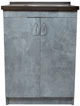 Мийка з тумбою AQUAMARIN BoxWood 600 Cement (Сірий цемент)+Сифон - зображення 1
