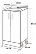 Мойка с тумбой AQUAMARIN BoxWood 500 Beech (Бук)+Сифон - изображение 7