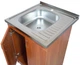 Мийка з тумбою AQUAMARIN BoxWood 600 AppleTree (Яблуня)+Сифон - зображення 4