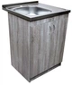 Мийка з тумбою AQUAMARIN BoxWood 600 Gray Onyx (Сірий Онікс)+Сифон - зображення 3