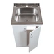 Мойка с тумбой AQUAMARIN BoxWood 500 white (Белая)+Сифон - изображение 2