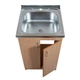 Мойка с тумбой AQUAMARIN BoxWood 500 Beech (Бук)+Сифон - изображение 2