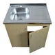 Мойка с тумбой AQUAMARIN BoxWood 800 White Oak (Светлый Дуб)+Сифон - изображение 2