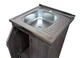 Мийка з тумбою AQUAMARIN BoxWood 600 Chamoni dark (Шамоні темний)+Сифон - зображення 4