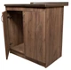Мойка с тумбой AQUAMARIN BoxWood 800 Tobacco (Коричневий)+Сифон - изображение 5