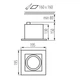 Точковий світильник Kanlux 32931 Mateo ES DLP-150-W - зображення 4
