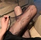 Колготки жіночі в сіточку бантики чорні ( XS - XL) 01176 - изображение 2