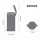 Ведро для мусора с педалью Brabantia Newicon Pedal Bin 30 л Matt Black 114540 - изображение 4