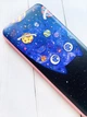 Матовий чохол з рожевими боками на Samsung Galaxy A30 (2019) / A20 (2019) :: Фіолетова кішка (принт 361) - зображення 3