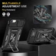 Ударопрочный чехол Camshield Army Ring для Apple iPhone 7 / 8 / SE (2020) (4.7") Черный / Black - изображение 2