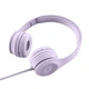 Проводные накладные наушники Hoco W21 (3.5mm/1.2m) Фиолетовый - изображение 2