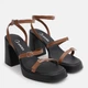 Жіночі босоніжки шкіряні Ashoes Remi/718 40 25.5 см Темна карамель (ROZ6501004365) - зображення 3