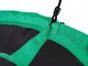 Гойдалка підвісна садова дитяча гніздо лелеки NEO - sport Swingo XXL 95 cm, зеленого кольору - изображение 6
